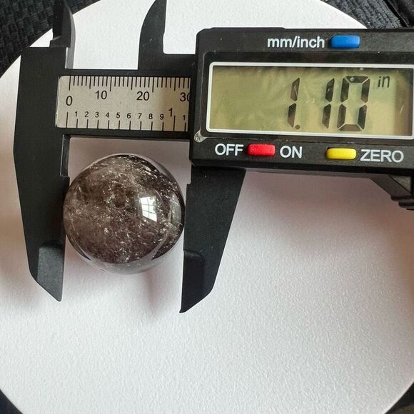 Smoky Quartz Crystal Sphere Marble (#9) - Picture 8 of 9